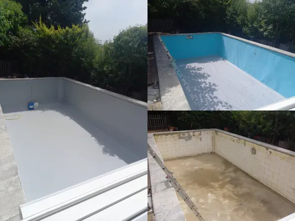 Remplacement liner piscine